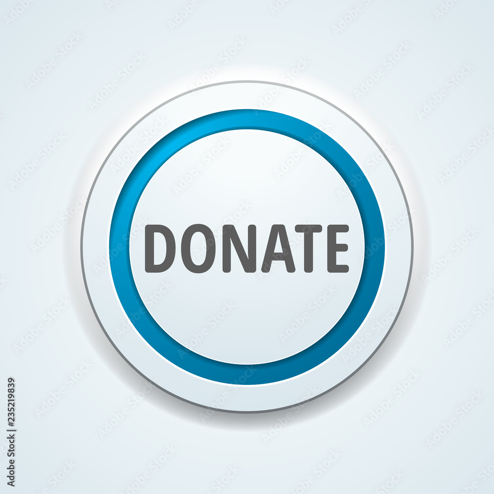 Donate button illustration Donate button illustration