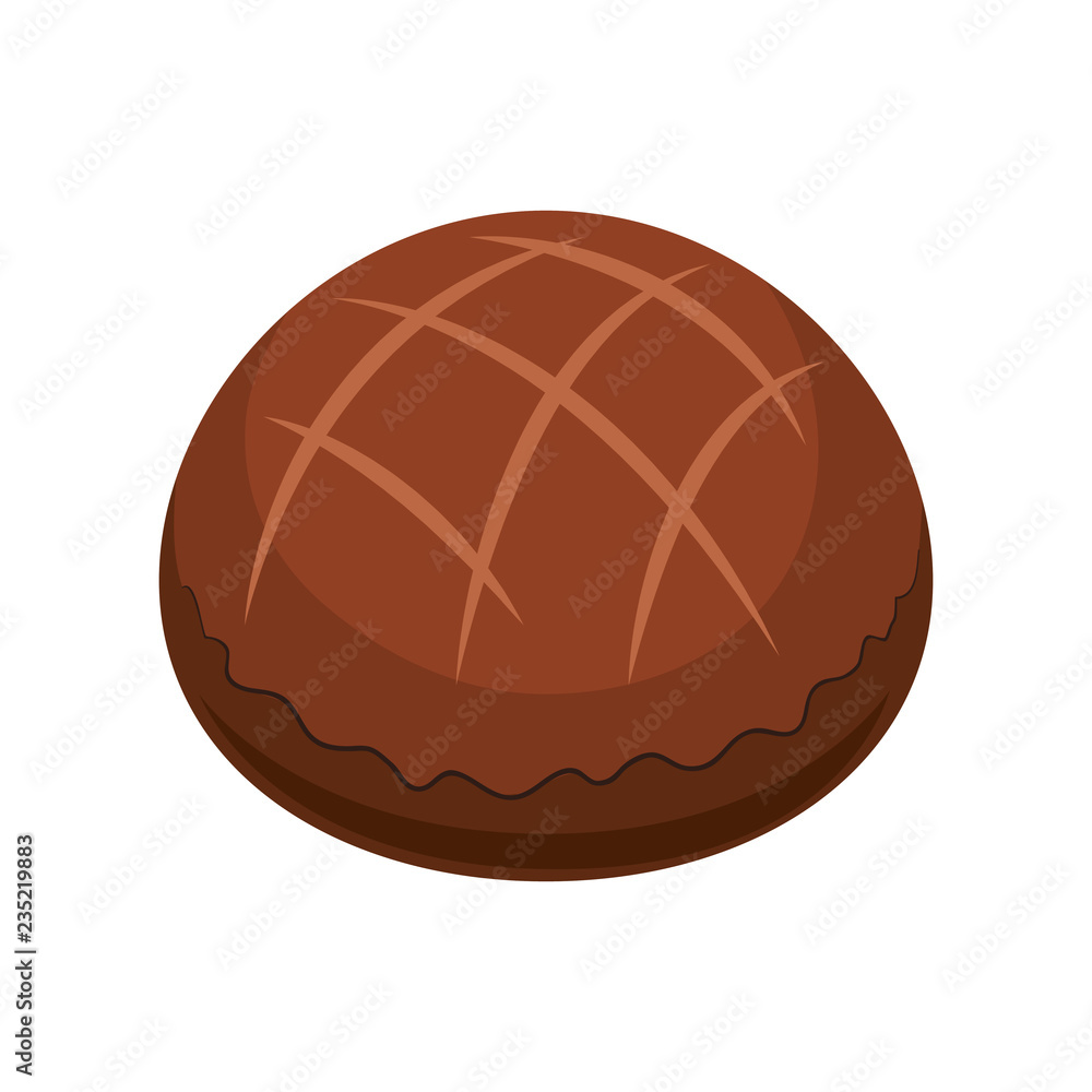 delicious bread isolated icon delicious bread isolated icon