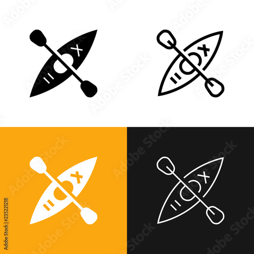 Kayak Icon Set