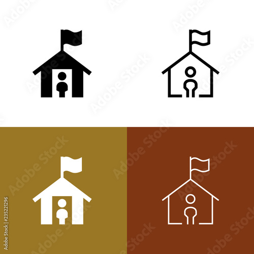 Ranger Station Icon Set
