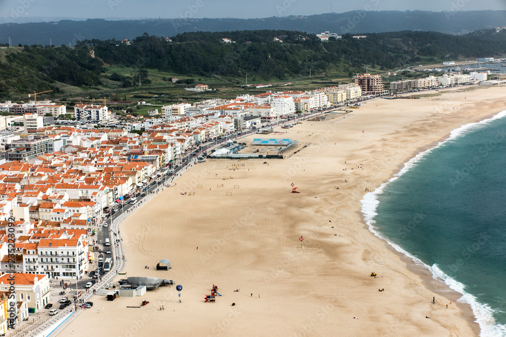 Nazare is one of the most popular seaside resorts in Portugal, considered by some to be among the best beaches in Portugal.