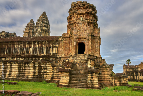 View of Angkor Wat at sunrise, Archaeological Park in Siem Reap, Cambodia UNESCO World Heritage Site © DannyIacob