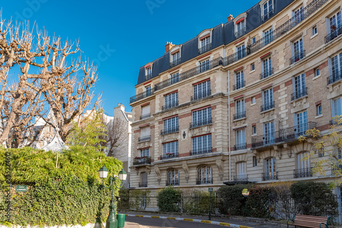 Photography Paris, beautiful villa Montmorency in Auteuil area, luxury buildings