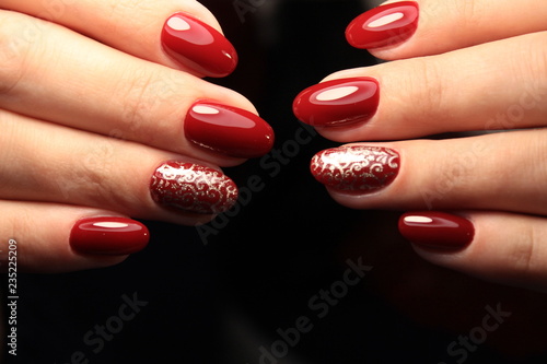 glamorous manicure nails