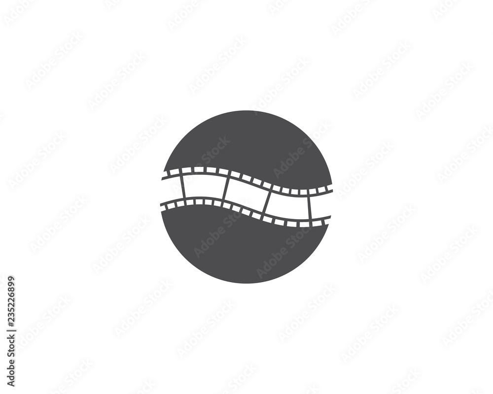 filmstrip Logo Template filmstrip Logo Template