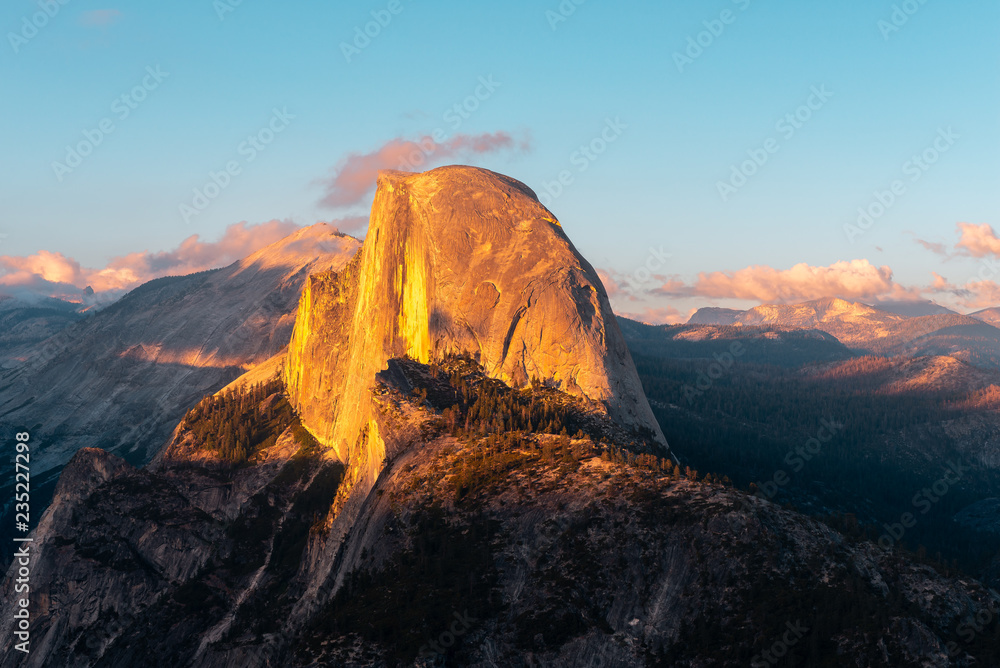Half Dome from Glacier Point in Yosemite National Park, California, USA