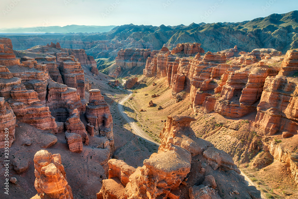 Charyn Canyon in South East Kazakhstan, taken in August 2018taken in hdr taken in hdr