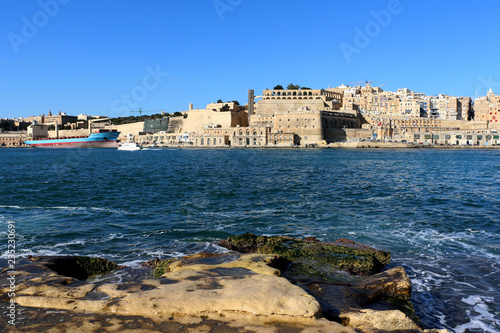 Fototapeta Naklejka Na Ścianę i Meble -  Panorama of Valletta Skyline, Malta