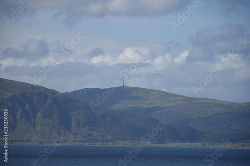 Norwegen, Lofoten, Vesterålen, Svolvær, Myrland, Hadsel, E10, E10, Europastraße, Straße, Austvågøya, Insel, Sender, Grundnetzsender, TV-Sender, Hadseløya photo