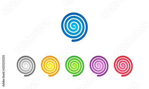 Circle shape logo template