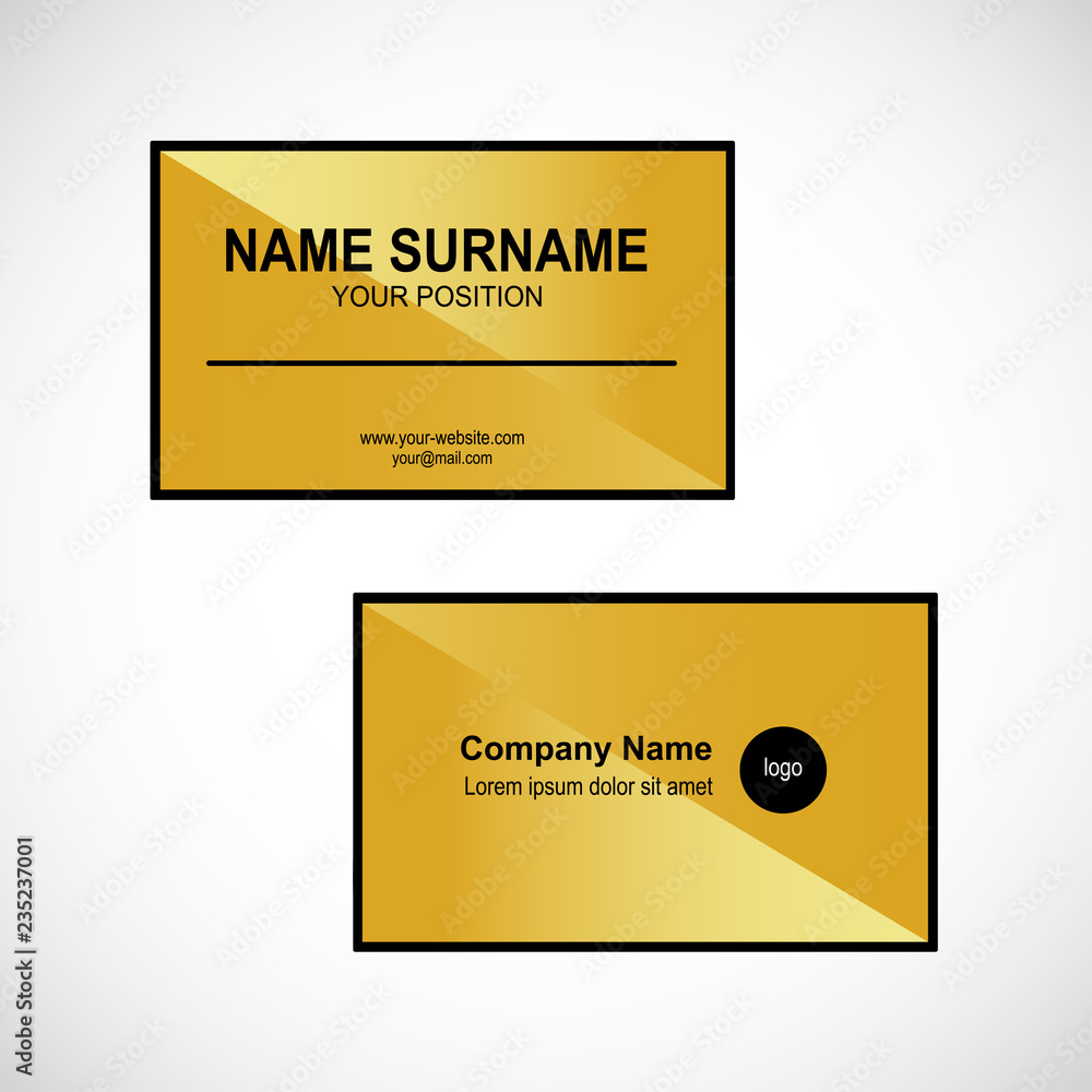 Obraz premium business card vector