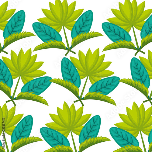 exotic nature leaves tropical background