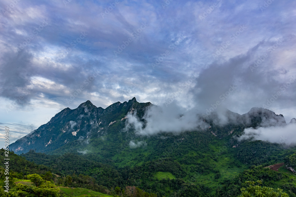 Doi Luang Mountain in Chiang Dao