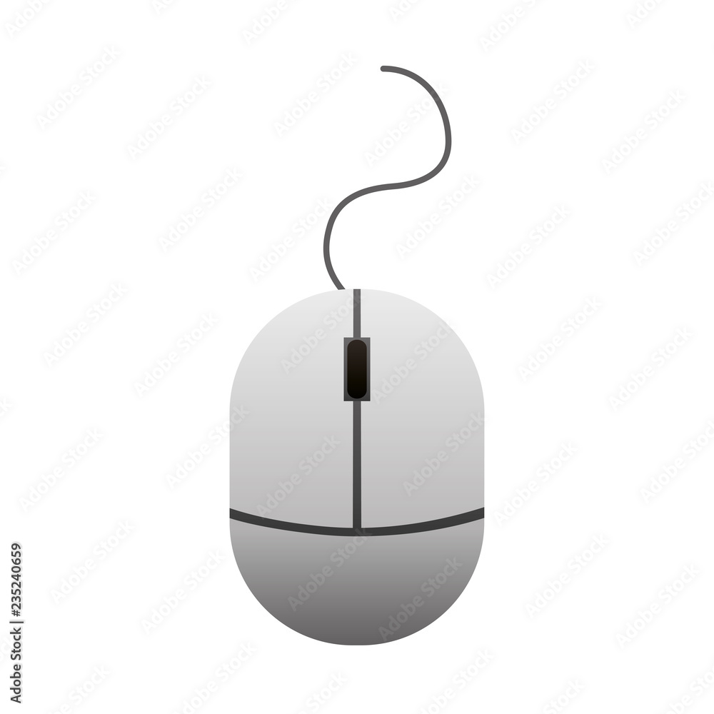 computer mouse device on white background computer mouse device on white background