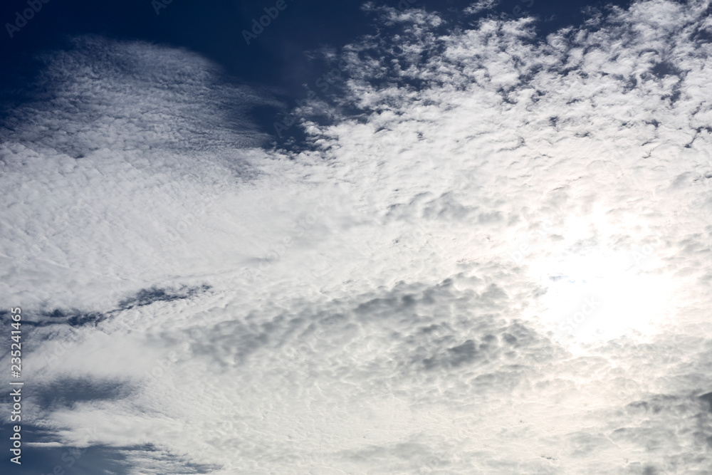 Blue sky with cloud