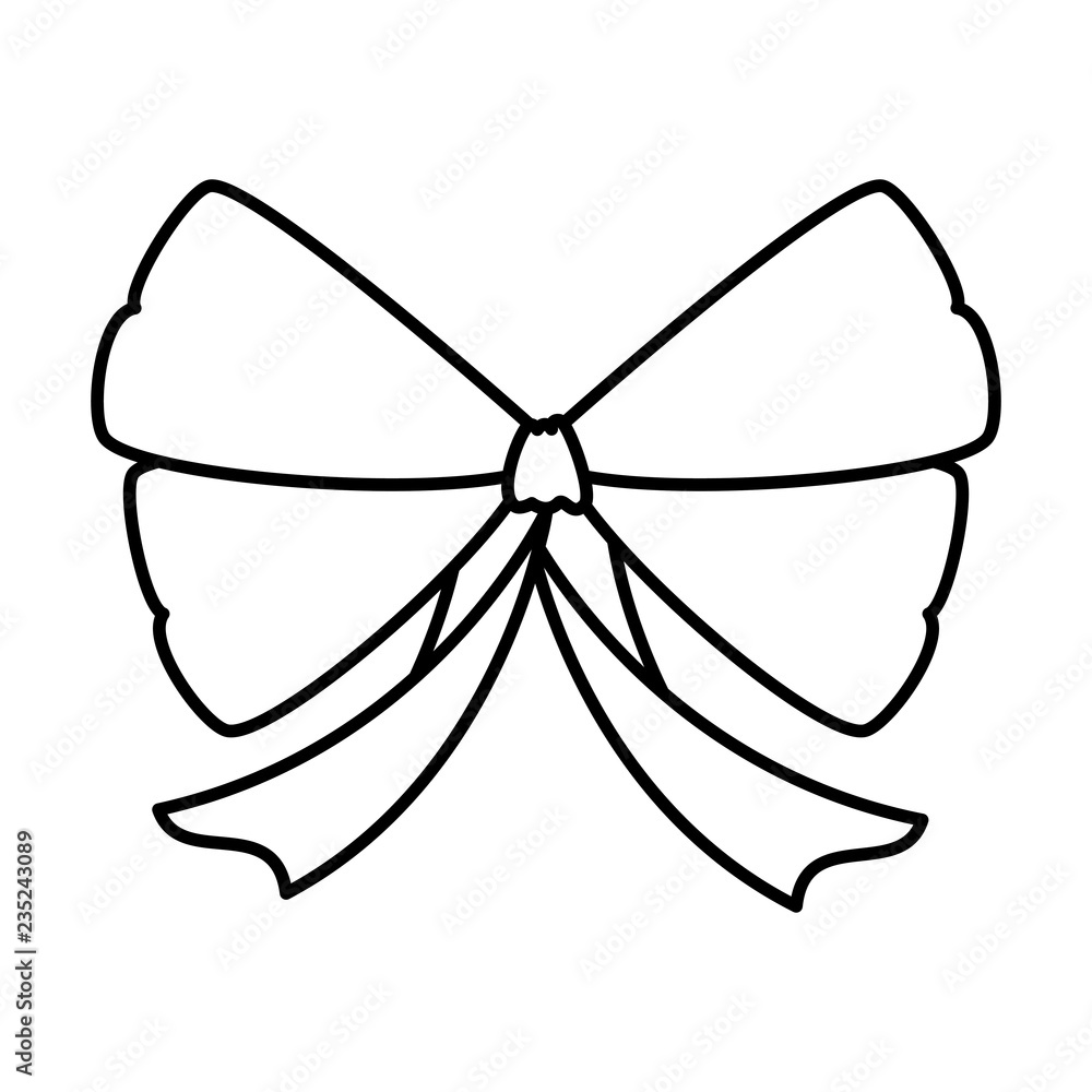Fototapeta premium bow ribbon tape decorative