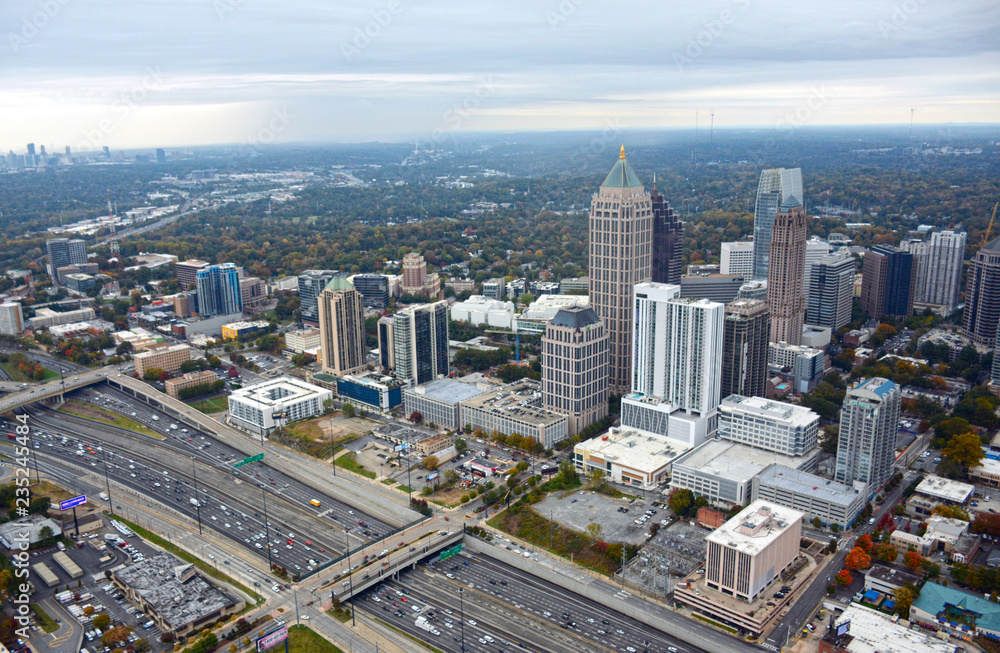 Aerial View of Atlanta GA