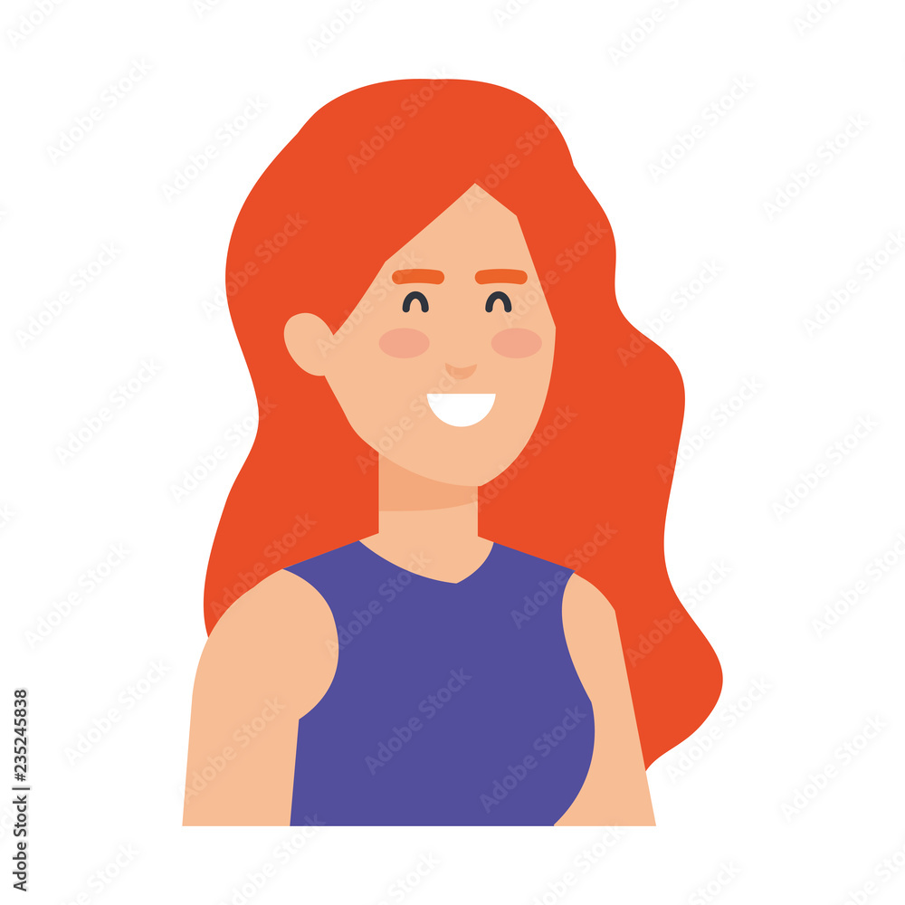 beautiful and young woman character beautiful and young woman character