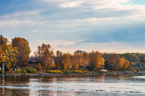 River Slezanka. Suzun, Novosibirsk region, Western Siberia