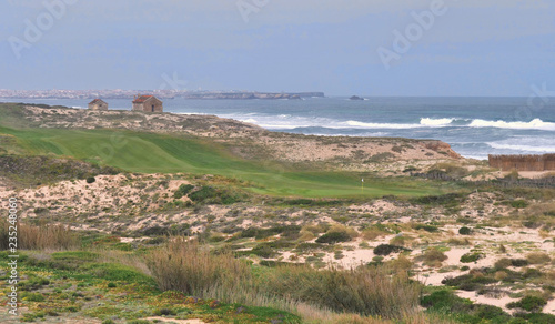 Portuguese golf course by the sea