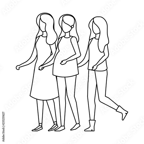 group of women characters © Gstudio