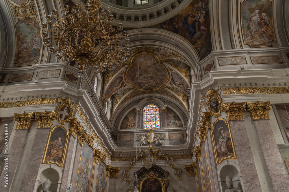 Ornate European Church ceiling
