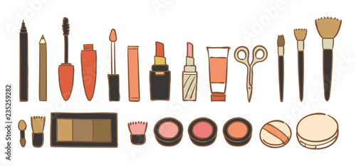 手描き　コスメセット