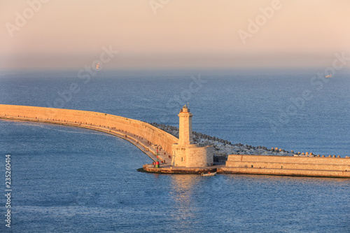 Lighthouse at the port of Livorno
