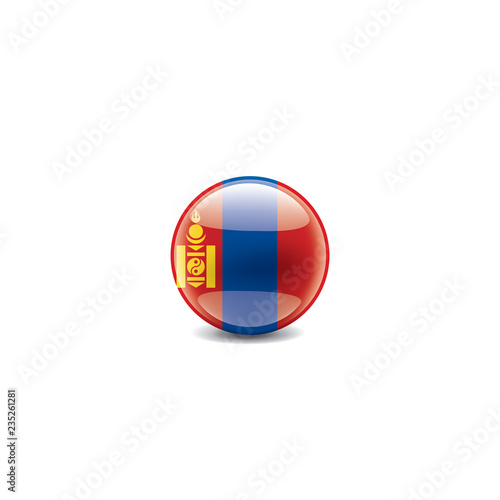 Mongolia flag, vector illustration on a white background Free Download Mongolia flag, vector illustration on a white background - GFXLoad