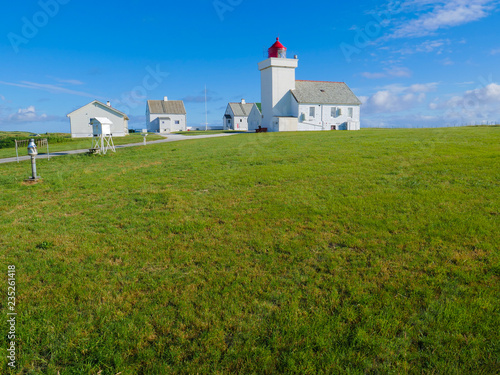 Obrestad lighthouse in Norway.