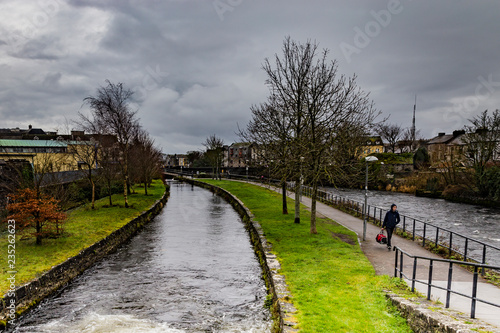 walking path along the river
