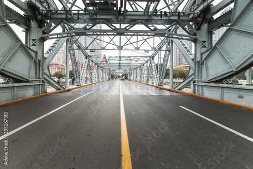 The landmark bridge in Tianjin, China - Jiefang Bridge