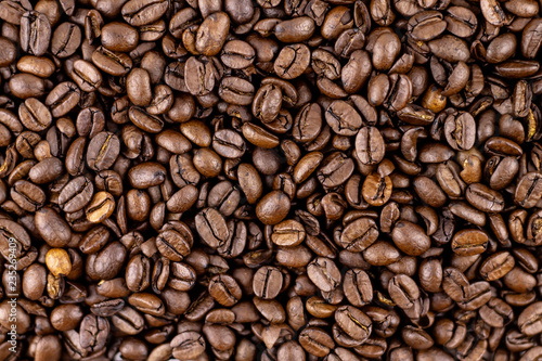 Coffee beans  background  texture.