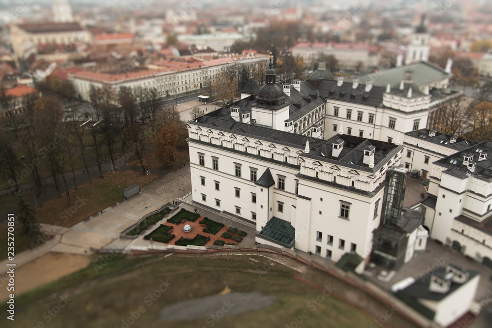 Vilnius one tilt shift