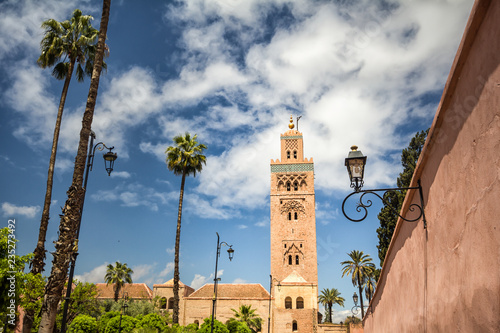 Obraz na płótnie Koutoubia Mosque in Marrakech, Marocco w salonie