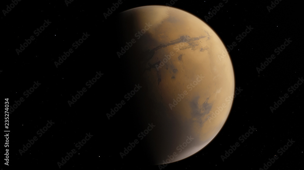 Mars. Astronomy and science concept. Space theme. Mars. Astronomy and science concept. Space theme.
