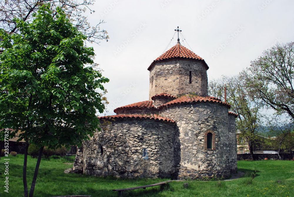 The ancient church Dzveli Gavazi in Kakheti, Georgia