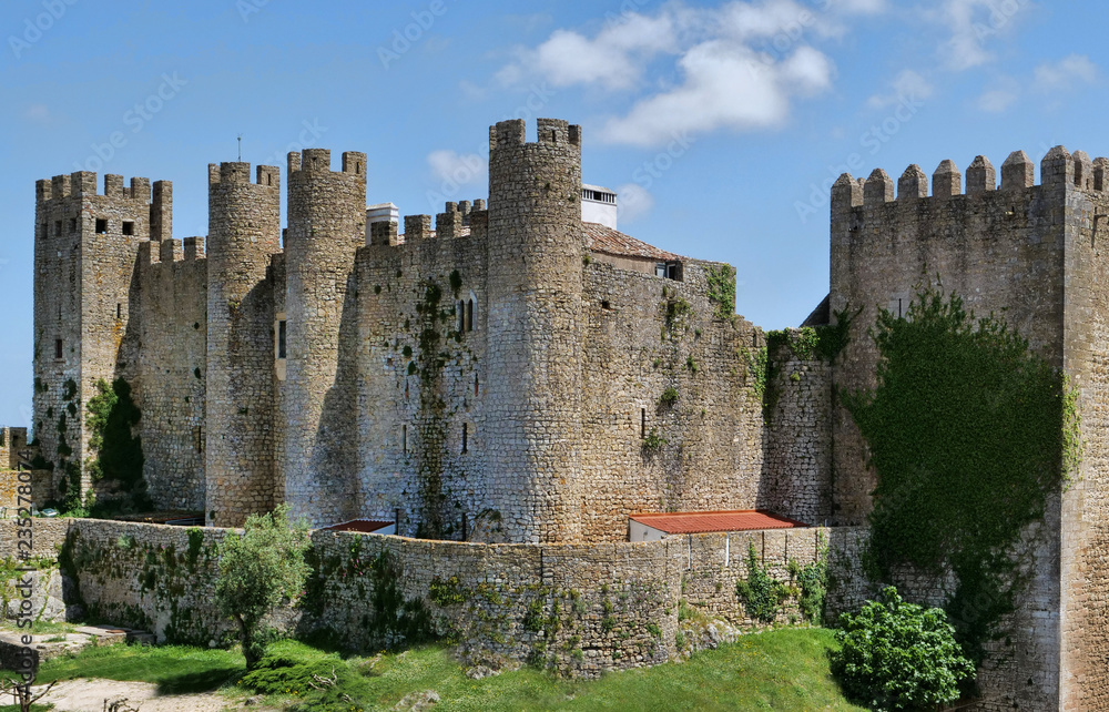 Medieval Portuguese castle at Obidos