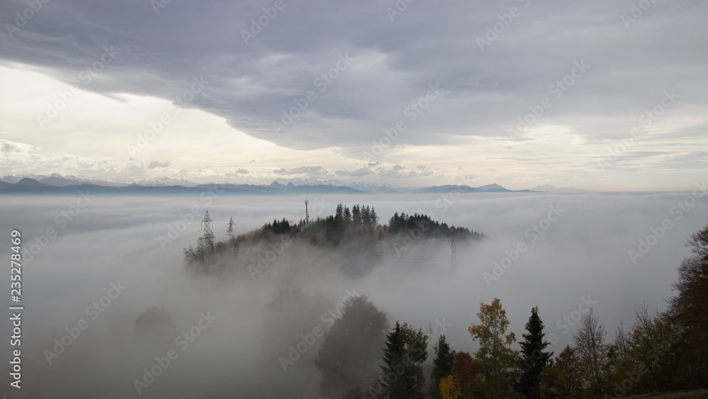 Berge - über den Wolken