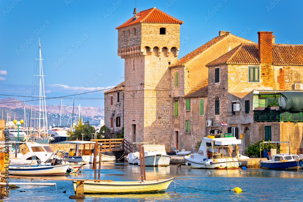 Fototapeta premium Kastel Gomilica old town on the sea near Split