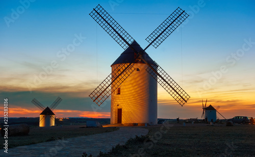 Mota del Cuervo windmills in Cuenca