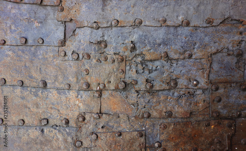 Puerta del Cambron door detail in Toledo of Spain photo