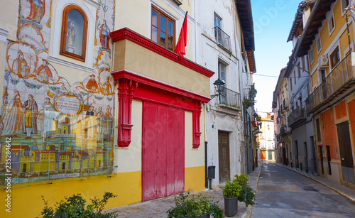 Xativa old town street in Valencia Jativa