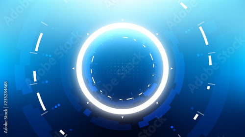 Futuristic Technology Abstract Background. Vector Modern Hi-Tech Wallpaper