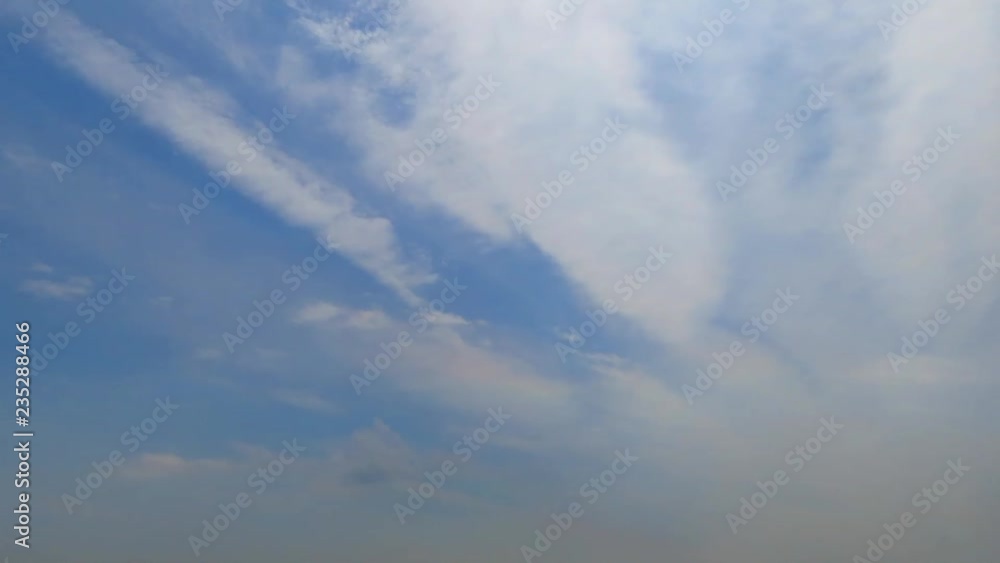 青空に浮かぶ白い雲の風景 青空に浮かぶ白い雲の風景