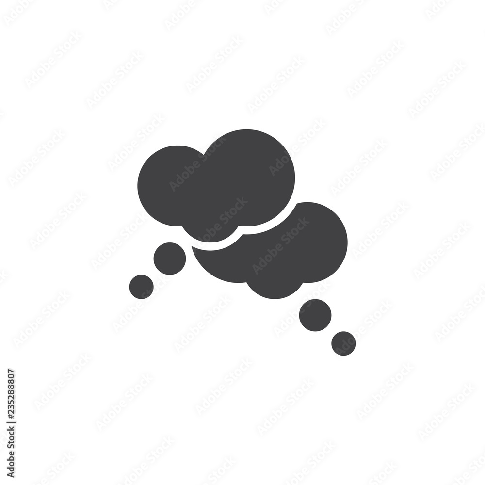 Think speech bubbles vector icon. filled flat sign for mobile concept and web design. Idea cloud simple solid icon. Symbol, logo illustration. Pixel perfect vector graphics Think speech bubbles vector icon. filled flat sign for mobile concept and web design. Idea cloud simple solid icon. Symbol, logo illustration. Pixel perfect vector graphics
