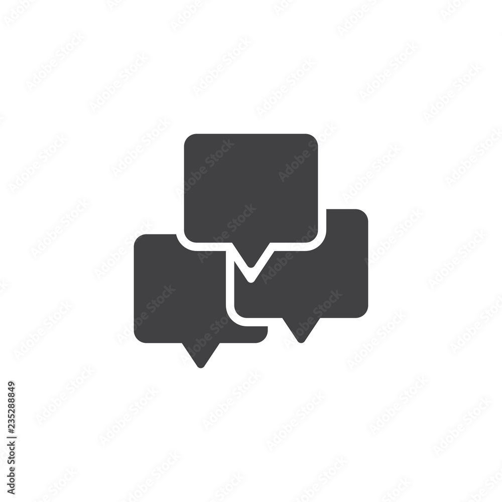 Chat Speech Bubbles vector icon. filled flat sign for mobile concept and web design. Dialogue message simple solid icon. Conversation symbol, logo illustration. Pixel perfect vector graphics Chat Speech Bubbles vector icon. filled flat sign for mobile concept and web design. Dialogue message simple solid icon. Conversation symbol, logo illustration. Pixel perfect vector graphics