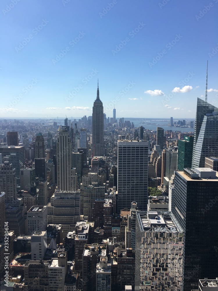 View from Top of the Rocks to Empire State Building