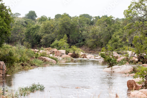 Flusslandschaft im Krüger Nationalpark in Südafrika © marksn.media