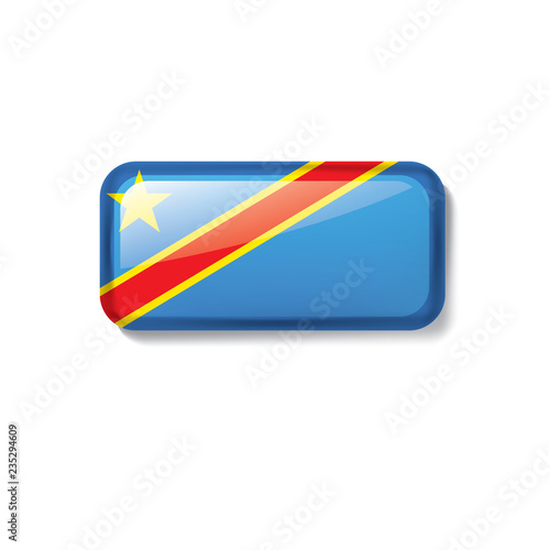 Free Download Democratic Republic of the Congo flag, vector illustration on a white background - GFXLoad
